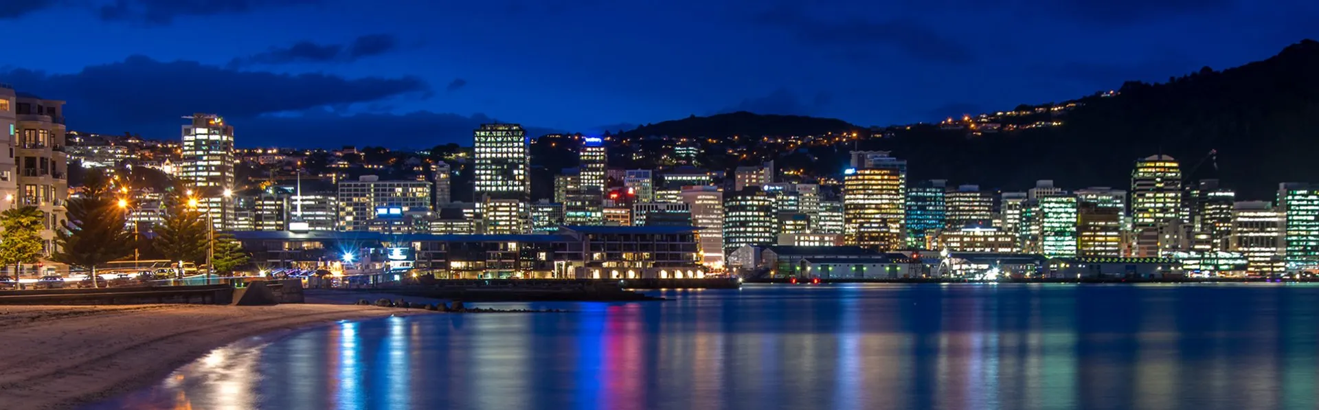 Wellington at night